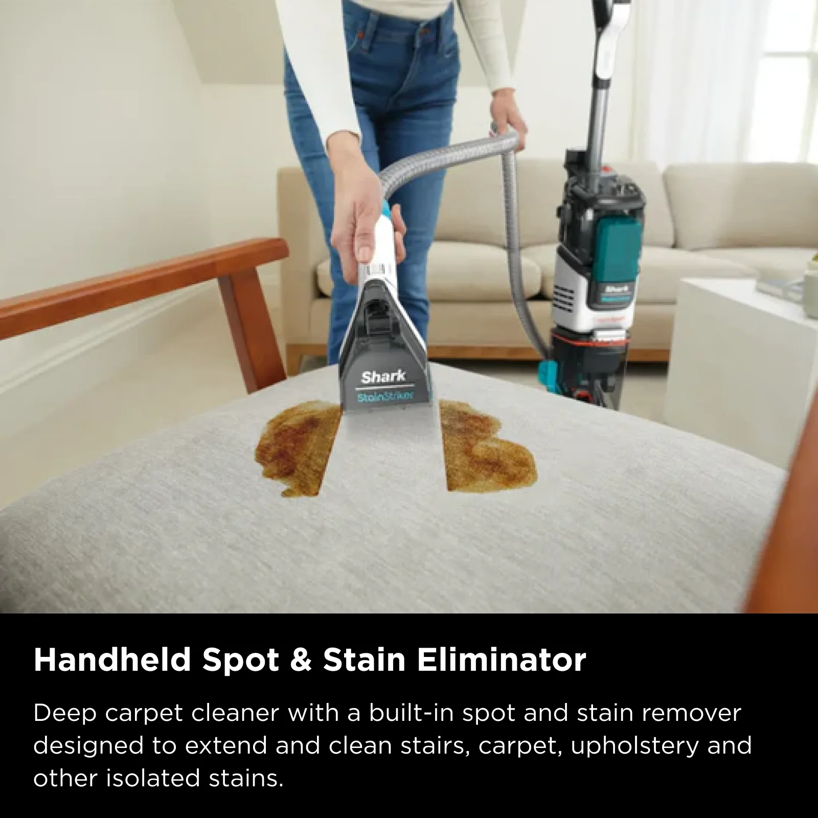 Shark CarpetXpert Deep Carpet Cleaner with Built-In StainStriker - Image 4