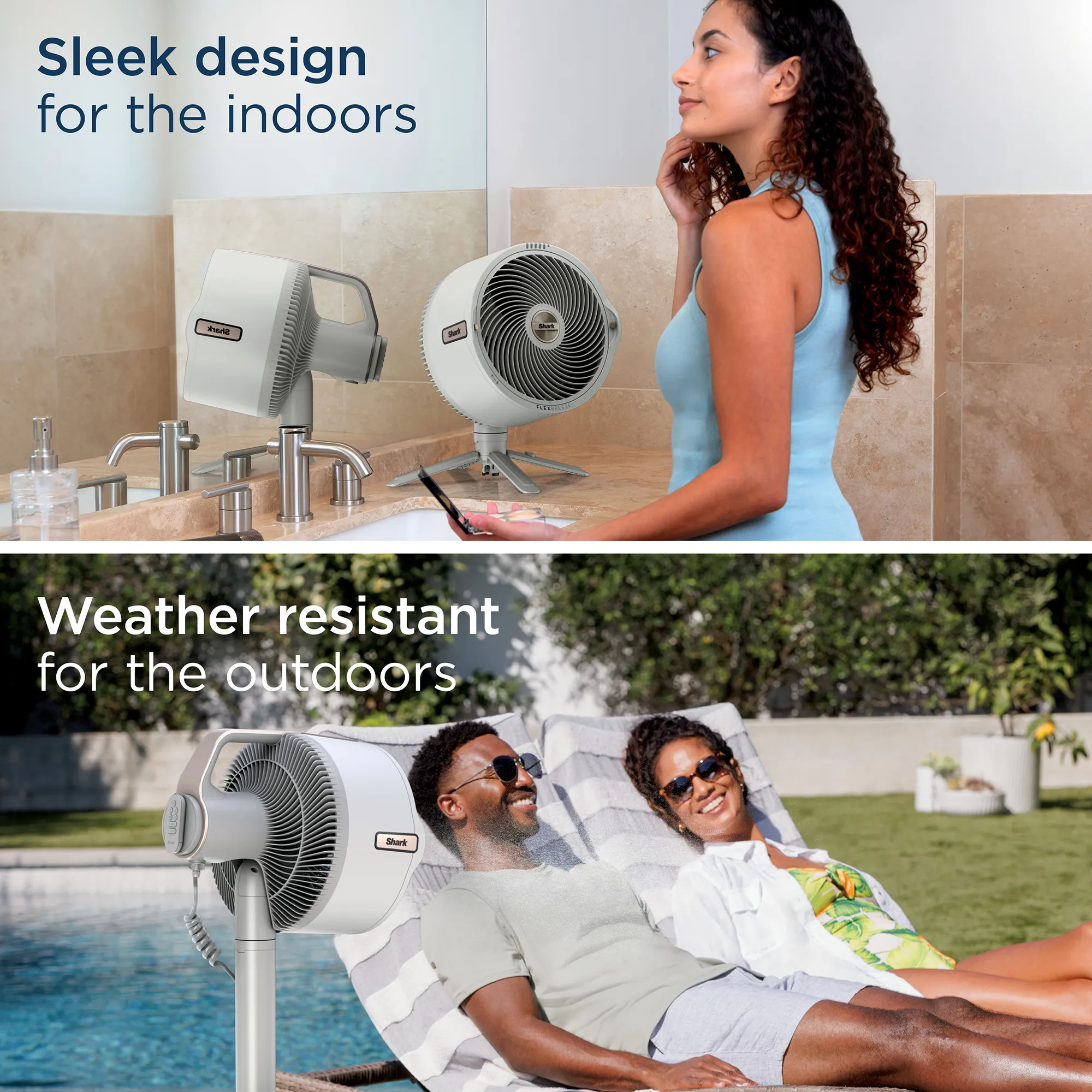 Shark FlexBreeze Pro Mist Indoor Outdoor Pedestal & Table Fan With Water Tank - Image 25