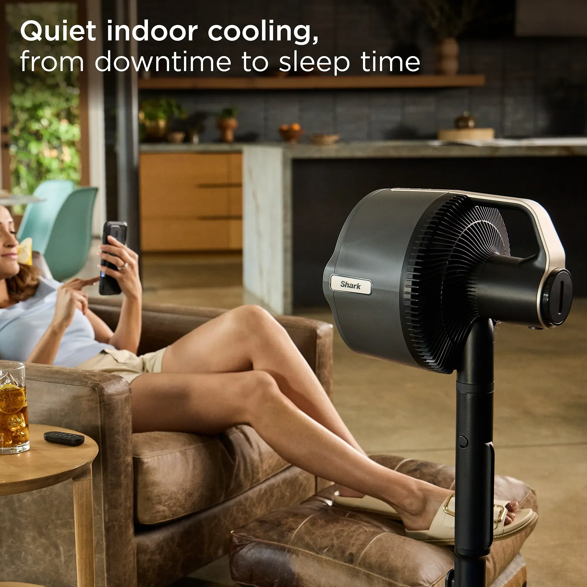 Shark FlexBreeze Pro Mist Indoor Outdoor Pedestal & Table Fan With Water Tank - Image 5