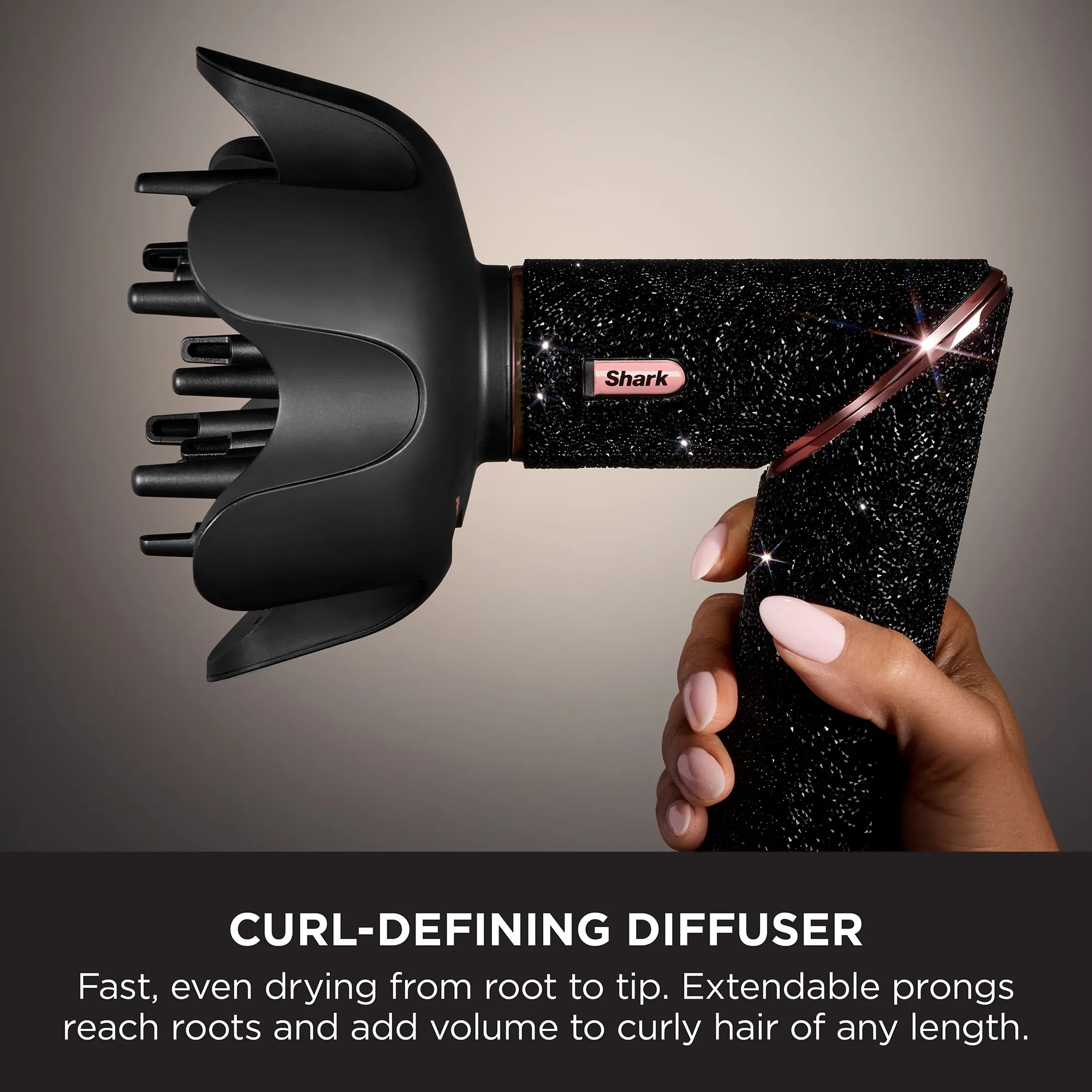 Shark FlexStyle Air Styling & Drying System Black Sparkle Limited Edition - Image 3