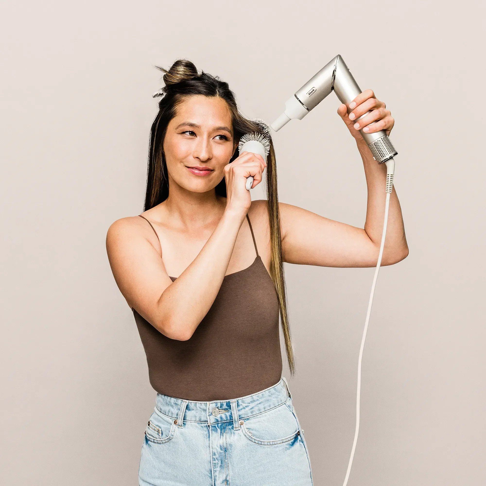 Shark FlexStyle Build Your Own Air Styling & Hair Drying System - Stone - Image 17