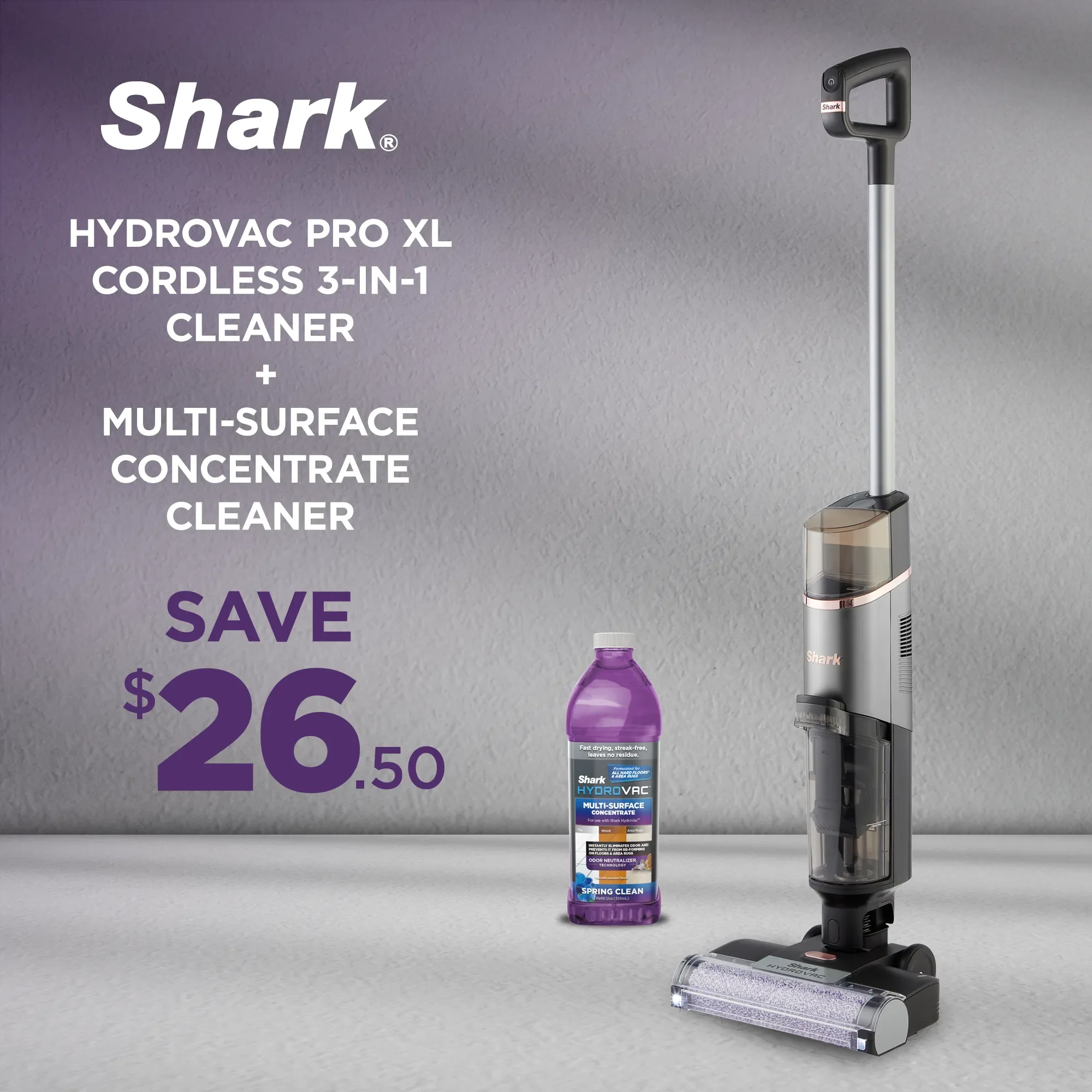 Shark HydroVac Pro XL Cordless 3-in-1 Cleaner PLUS Surface Cleaner