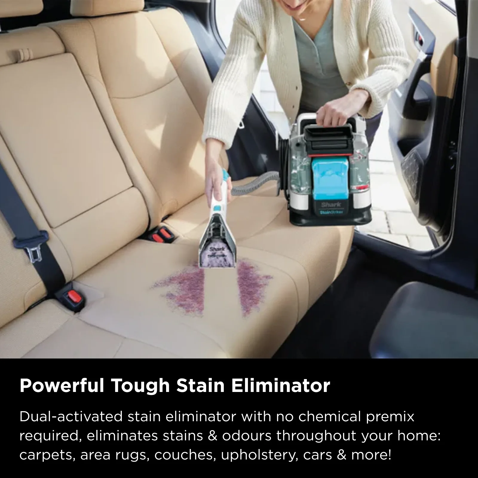 Shark StainStriker Portable Carpet & Upholstery Cleaner - Image 8